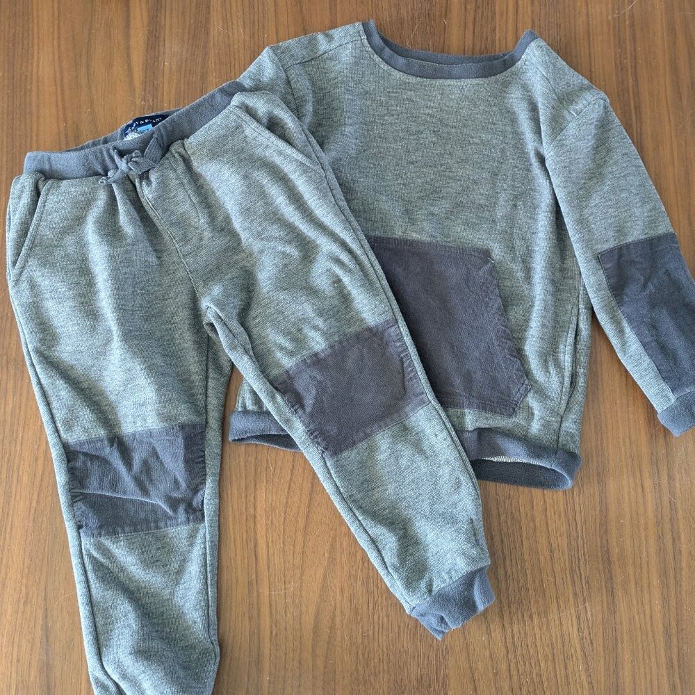 Andy & Evan Grey Matching Set- 3T